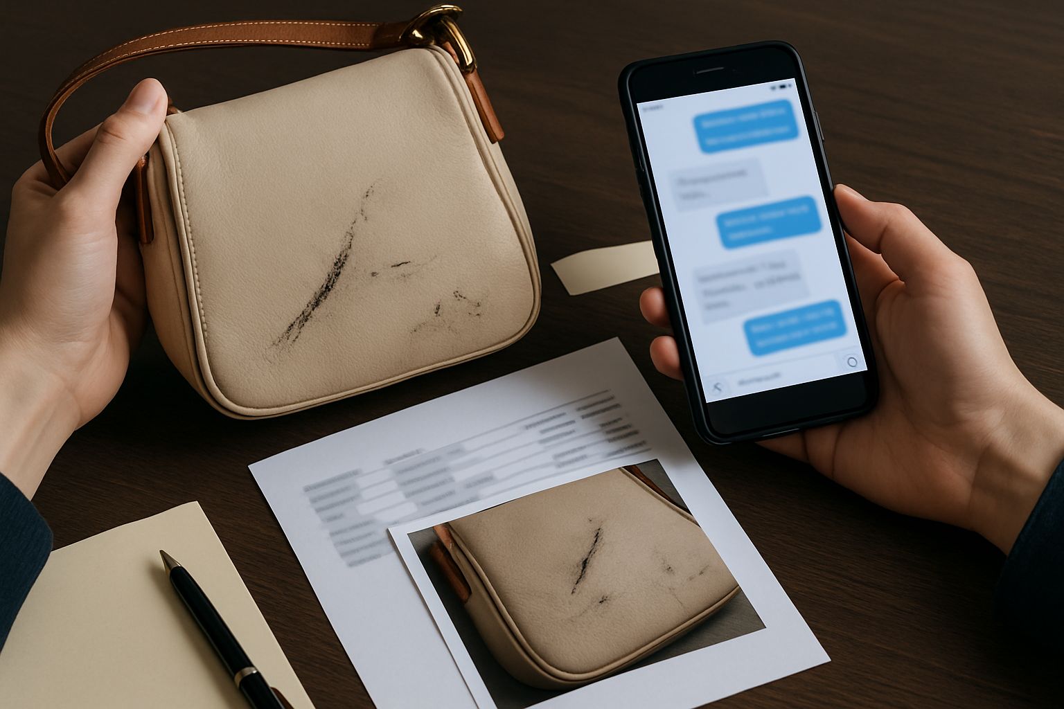 중고 앱에서 하자 숨긴 가방 환불 대처법 - 알법 ｜ AI 무료 법률 진단